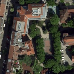 Volleyball Court — aerial view