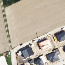 Sand Volleyball Court — aerial view