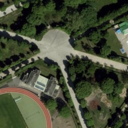 Volleyball Court — aerial view