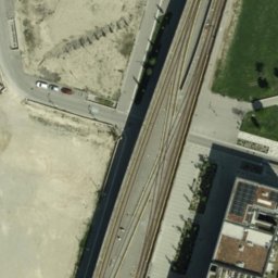 Volleyball Court near Wien — aerial view