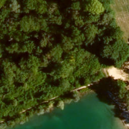 Sand Volleyball Court — aerial view