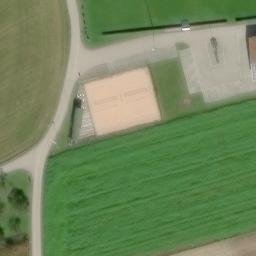 Sand Volleyball Court — aerial view
