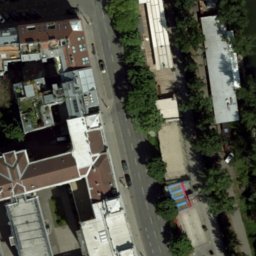Sand Volleyball Court — aerial view