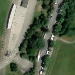 Sand Volleyball Court — aerial view