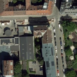 Grass Volleyball Court — aerial view