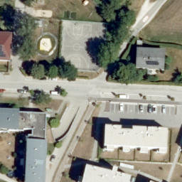 Volleyball Court — aerial view