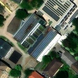 Volleyball Court, Kenzingen — aerial view