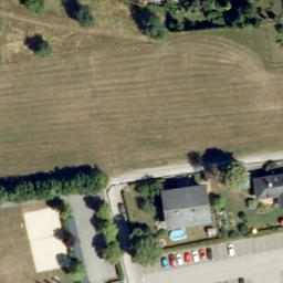 Sand Volleyball Court — aerial view