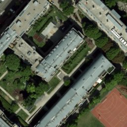 USI Oberzellergasse — aerial view