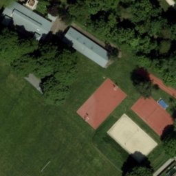 Volleyball Court — aerial view