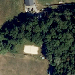 Volleyball Court near Neuhofen im Innkreis — aerial view