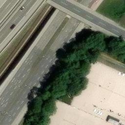 Sand Volleyball Court — aerial view