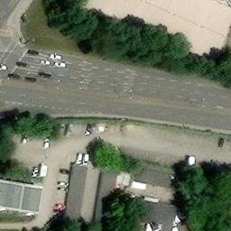 Sand Volleyball Court — aerial view