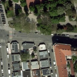 Sand Volleyball Court — aerial view
