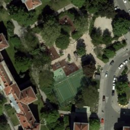 Volleyball Court — aerial view