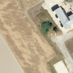 Sand Volleyball Court — aerial view