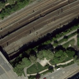 Volleyball Court — aerial view