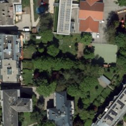 Volleyball Court near Wien — aerial view