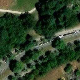 Sand Volleyball Court — aerial view