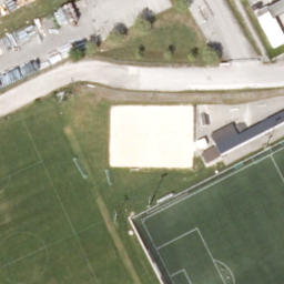Volleyball Court — aerial view