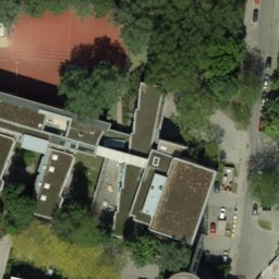 Volleyball Court — aerial view
