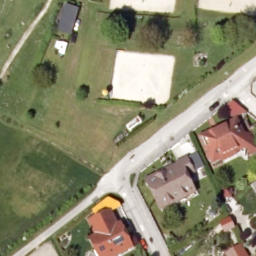 Sand Volleyball Court — aerial view