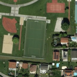 Volleyball Court — aerial view