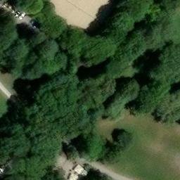 Sand Volleyball Court — aerial view