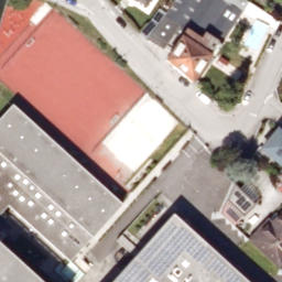 Sand Volleyball Court — aerial view