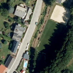 Sand Volleyball Court — aerial view