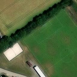 Sand Volleyball Court — aerial view