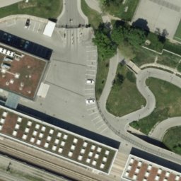 Volleyball Court — aerial view