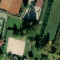 Beach-Volleyball Anlage — aerial view