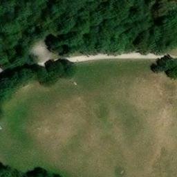 Grass Volleyball Court — aerial view