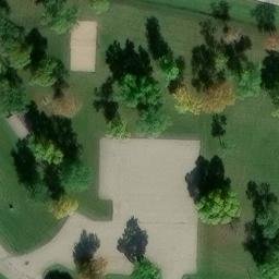 Thief River Falls Beach Volleyball Court #6 — aerial view