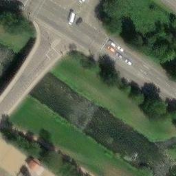 Sand Volleyball Court, Emmendingen — aerial view