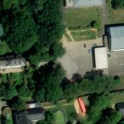 Grass Volleyball Court — aerial view