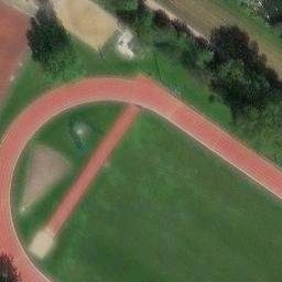 Sand Volleyball Court, Emmendingen — aerial view