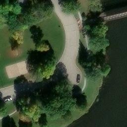 Thief River Falls Beach Volleyball Court #5 — aerial view