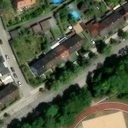 Sand Volleyball Court — aerial view