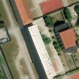 Sand Volleyball Court — aerial view