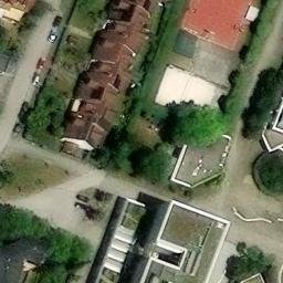 Sand Volleyball Court — aerial view