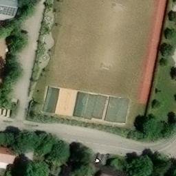Sand Volleyball Court — aerial view