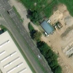 Sand Volleyball Court — aerial view