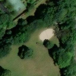 Sand Volleyball Court — aerial view