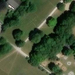 Sand Volleyball Court — aerial view