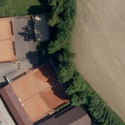 Sand Volleyball Court — aerial view