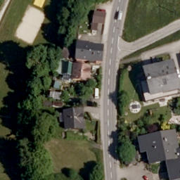 Sand Volleyball Court — aerial view
