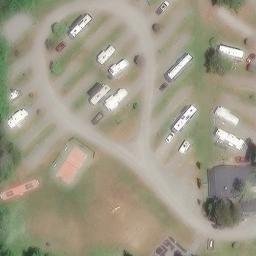 Clallam County Beach Volleyball Court — aerial view