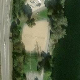 Sand Volleyball Court, Sigmaringen — aerial view